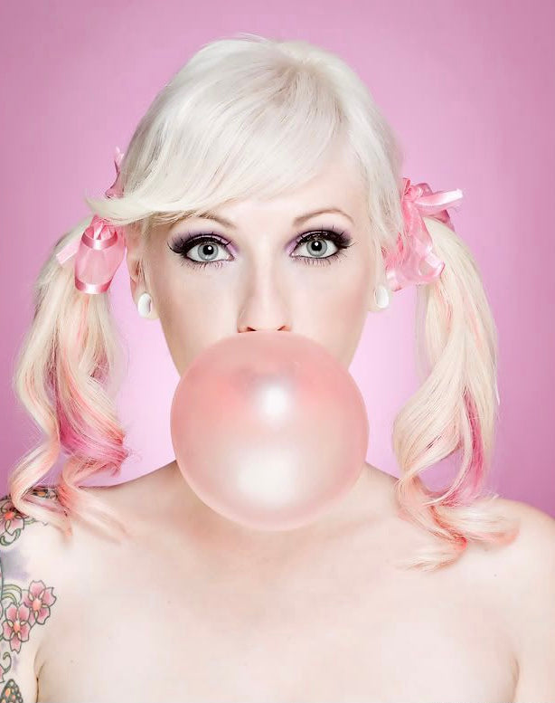 Bubbly Blonde Moment